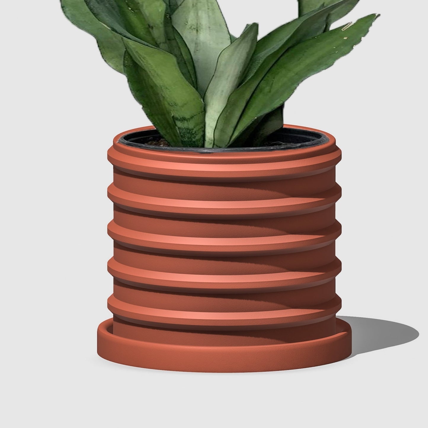 The Bubble Crest Planter - Rosebud HomeGoods Terracotta 4 Without Drip Tray MODERN HOME GOOD