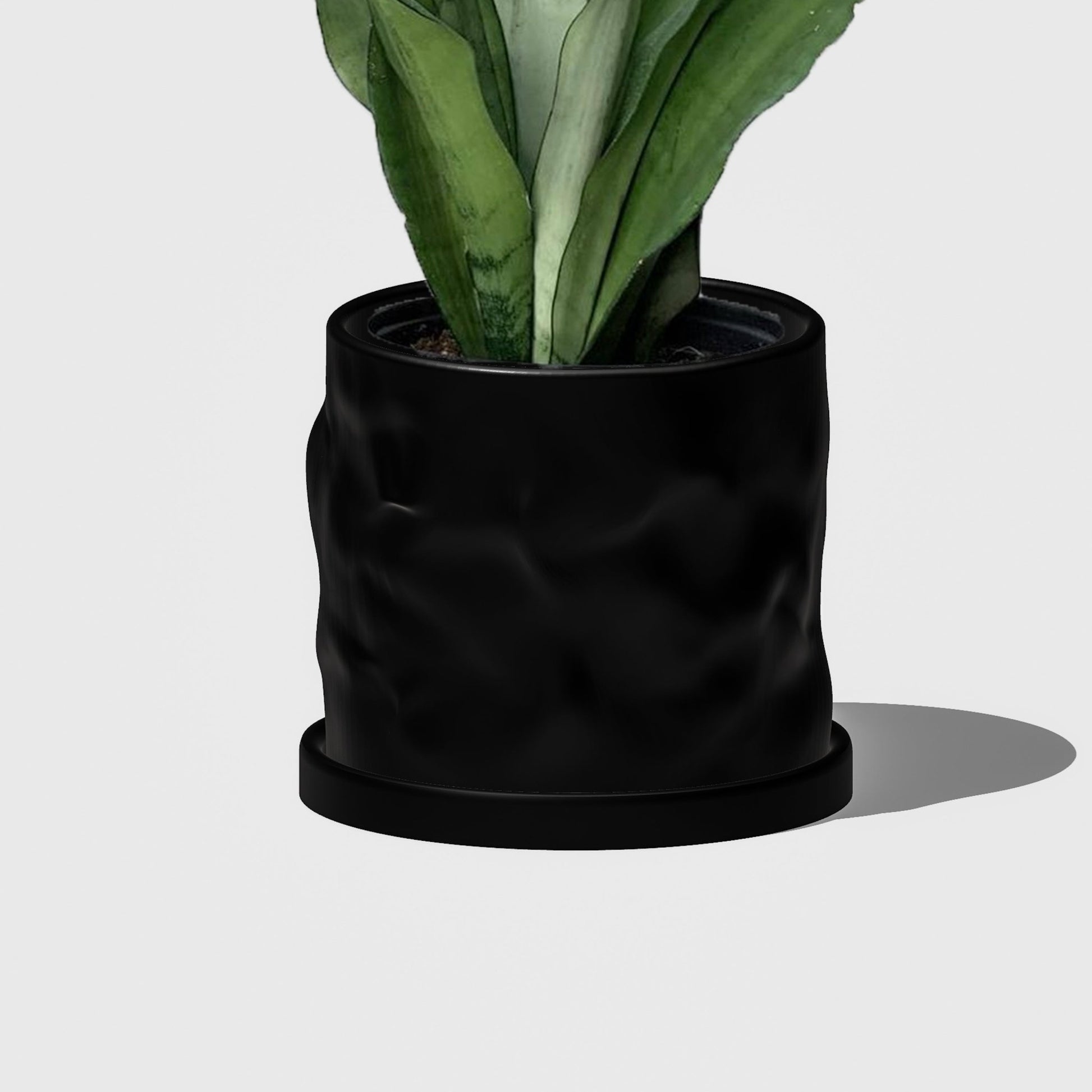 The Konya Planter Pot - Rosebud HomeGoods Black 4 Without Drip Tray MODERN HOME GOOD
