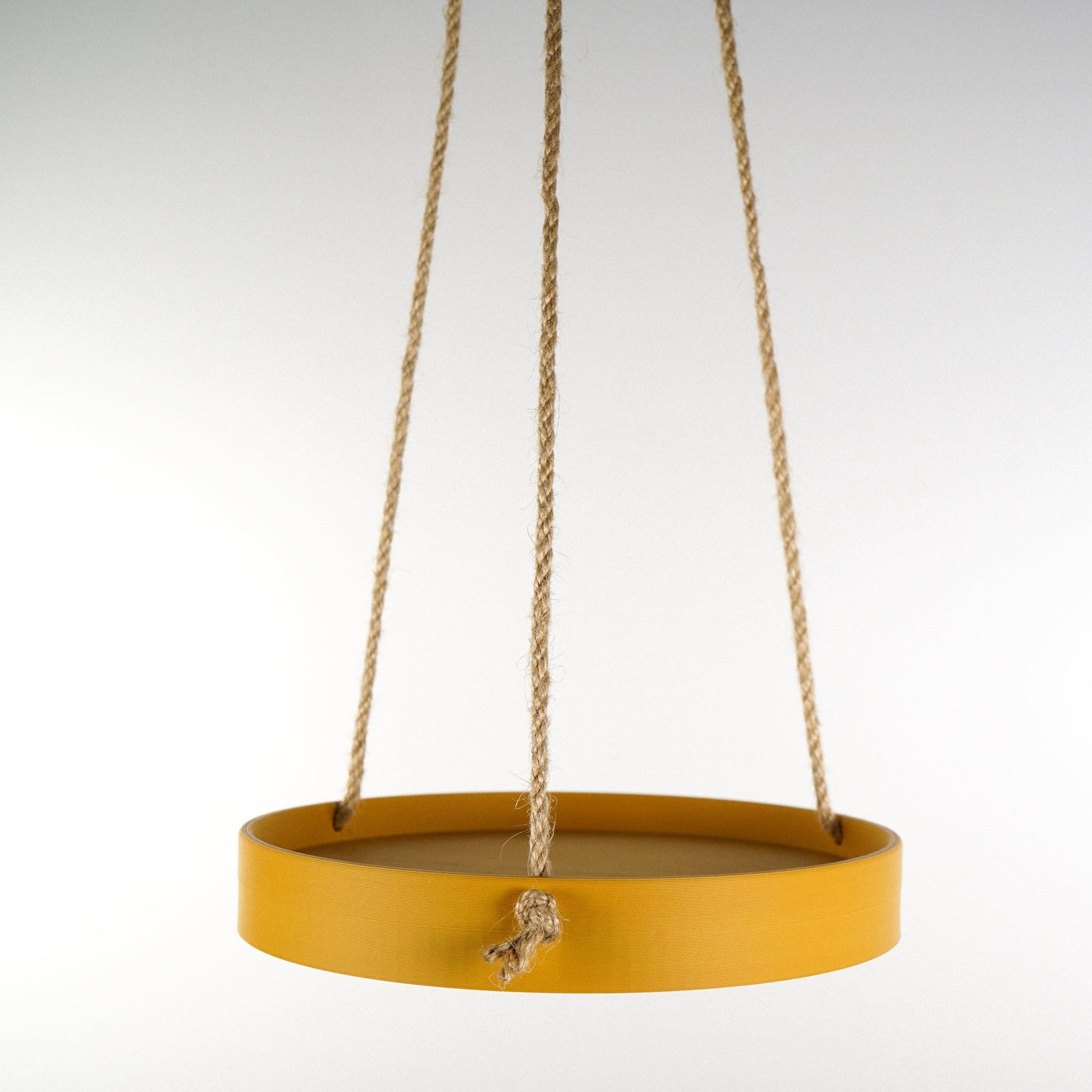 raj gold hanging planter The Ribbed Hanging Plant Tray – Multiple Sizes & Colors, Stylish Plant Display, Eco-Friendly, Durable Hanging Planters