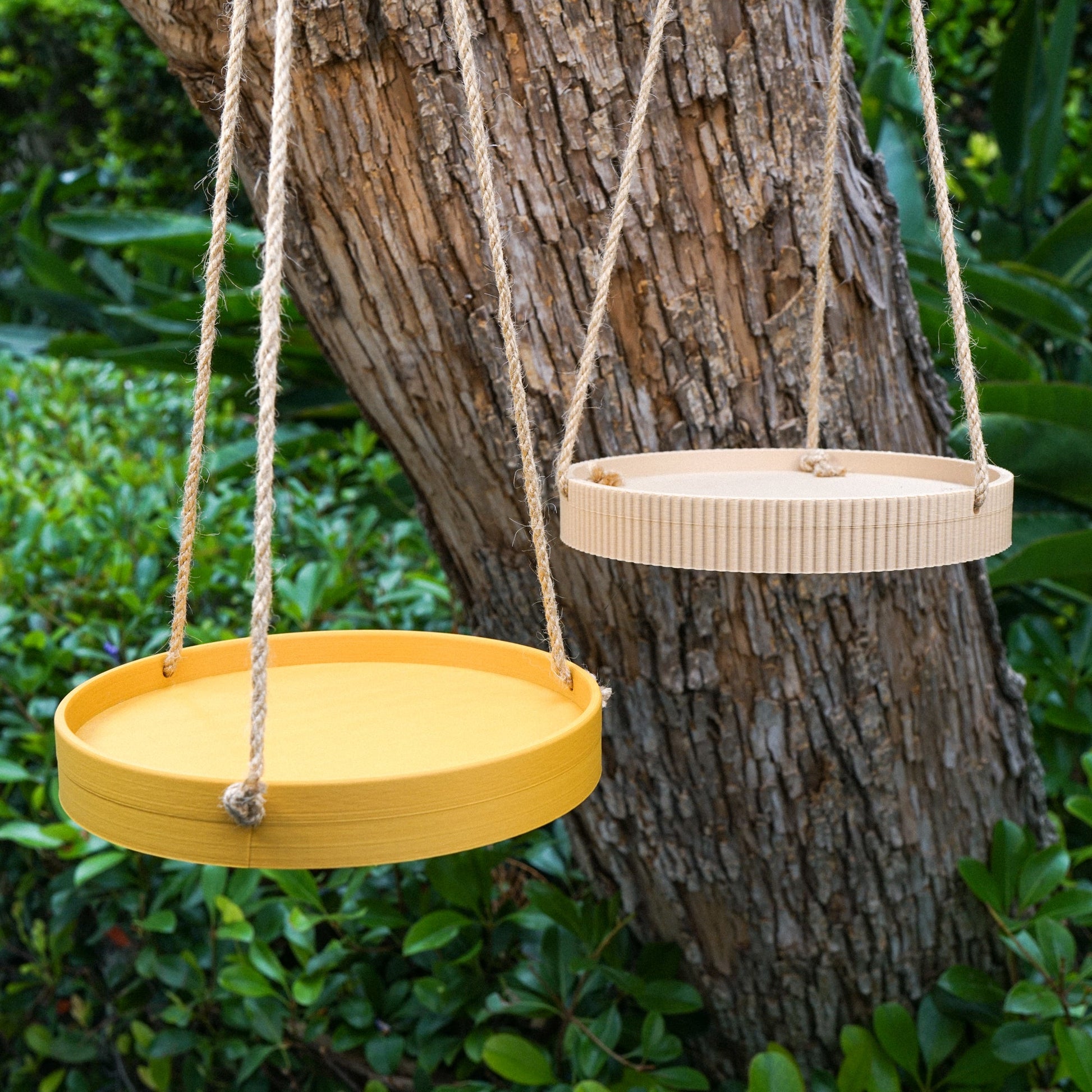 hanging plant drip saucer The Ribbed Hanging Plant Tray – Multiple Sizes & Colors, Stylish Plant Display, Eco-Friendly, Durable Hanging Planters