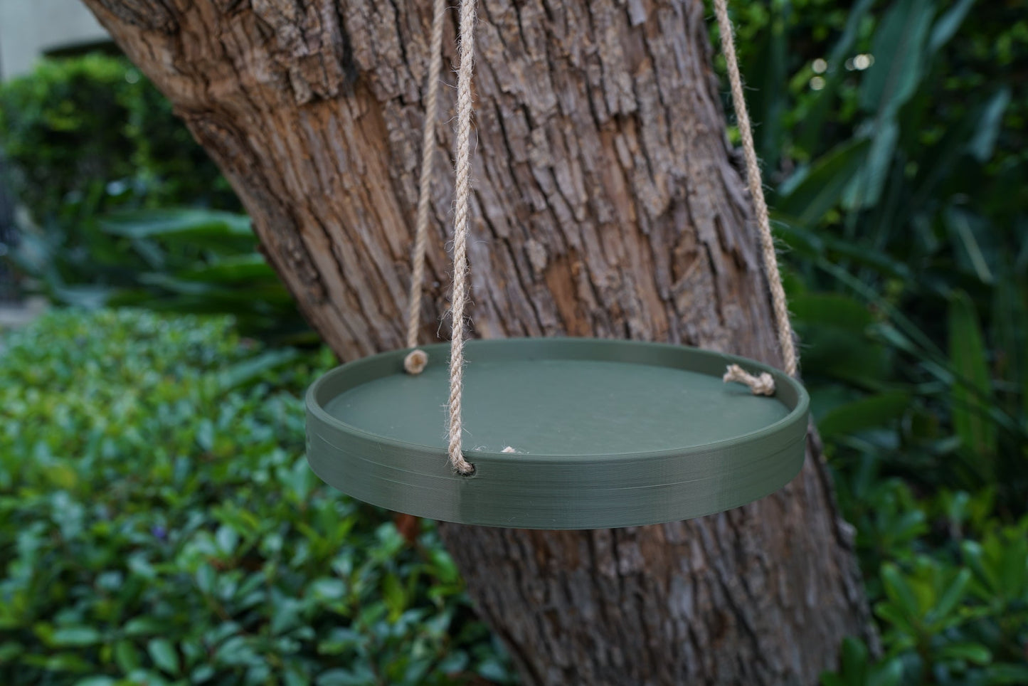 The Minimalist Hanging Plant Tray - Rosebud HomeGoods Black 8 Inch MODERN HOME GOOD