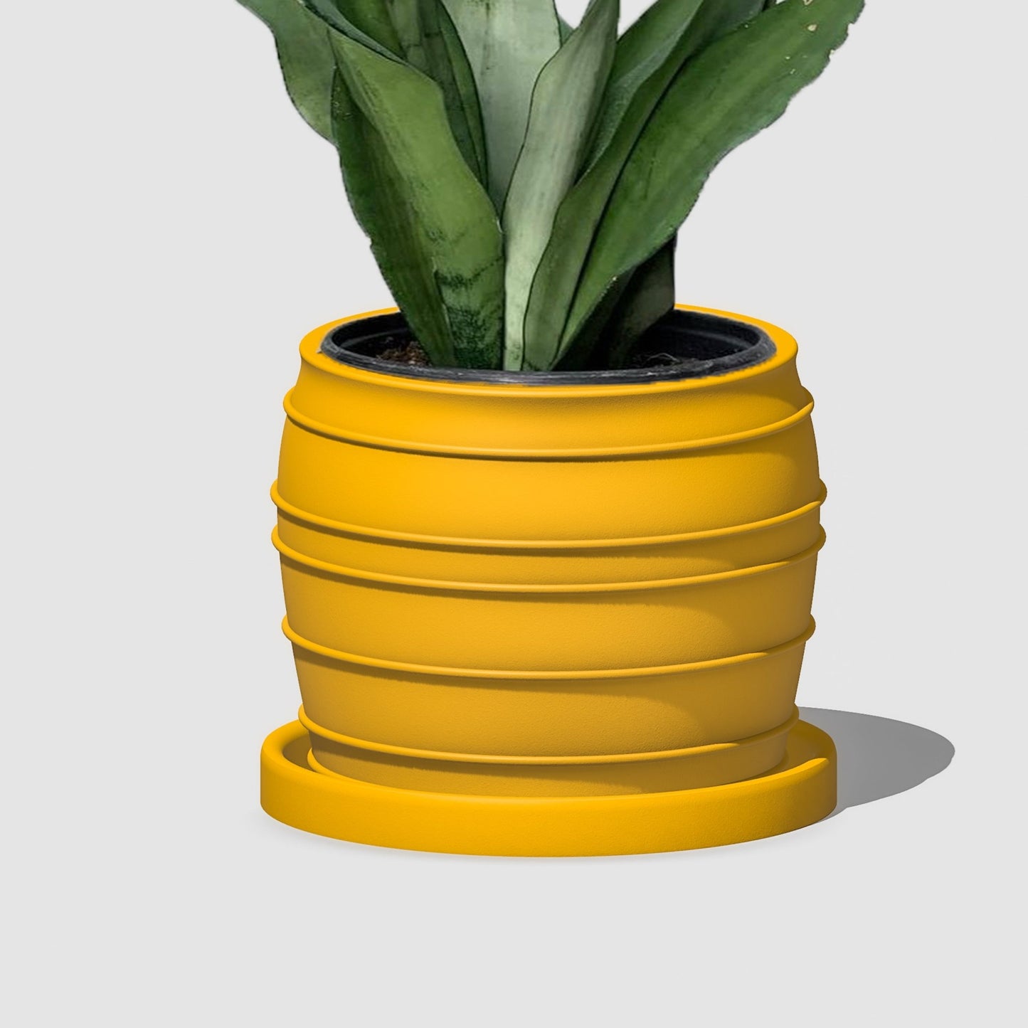 The Vintage Siena Planter - Rosebud HomeGoods Mustard 4 Without Drip Tray MODERN HOME GOOD