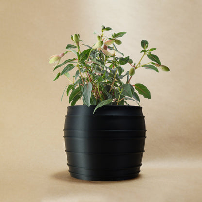The Vintage Siena Planter - Rosebud HomeGoods Black 4 Without Drip Tray MODERN HOME GOOD