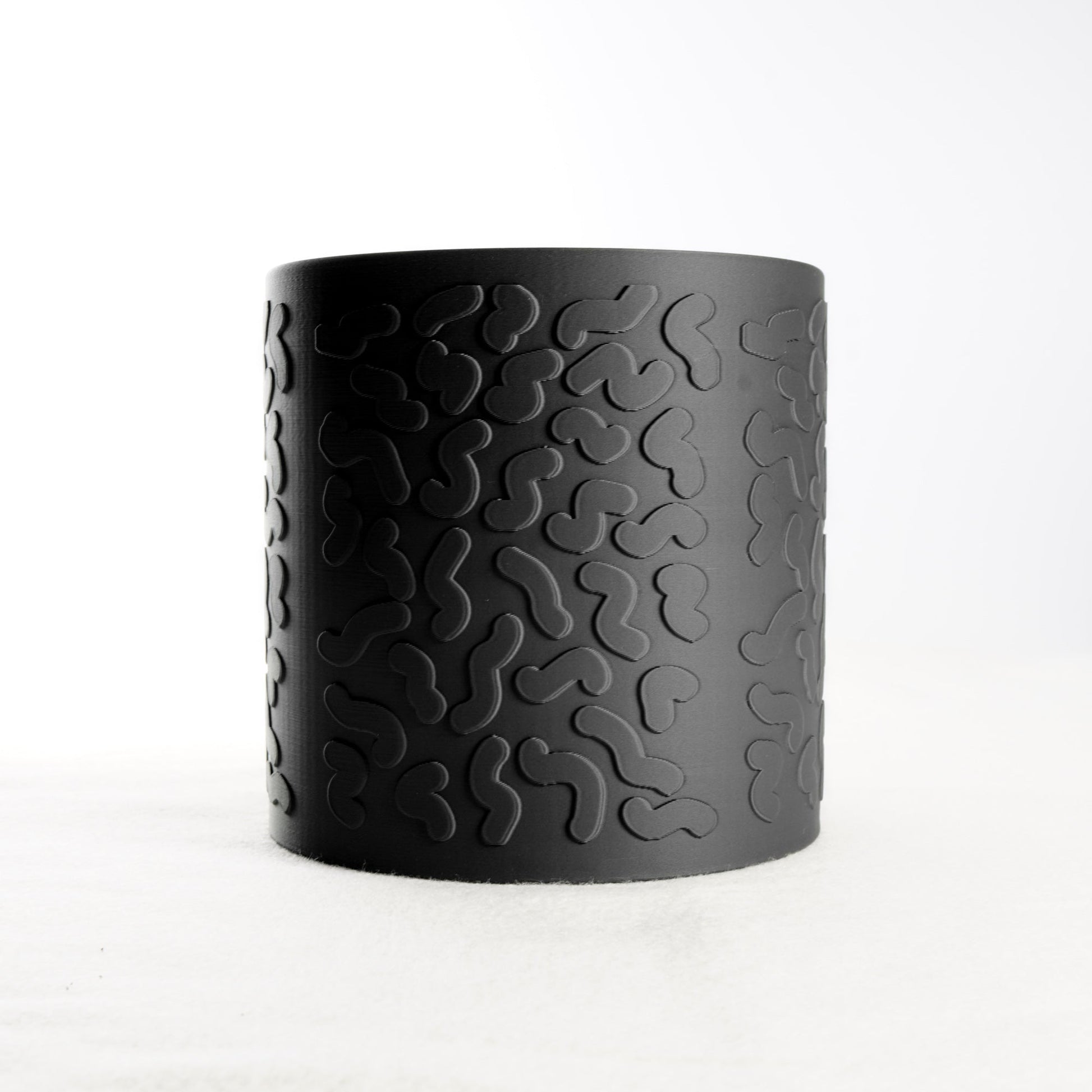 Tiny Squiggle Planter - Rosebud HomeGoods 4 Black Without Drip Tray MODERN HOME GOOD