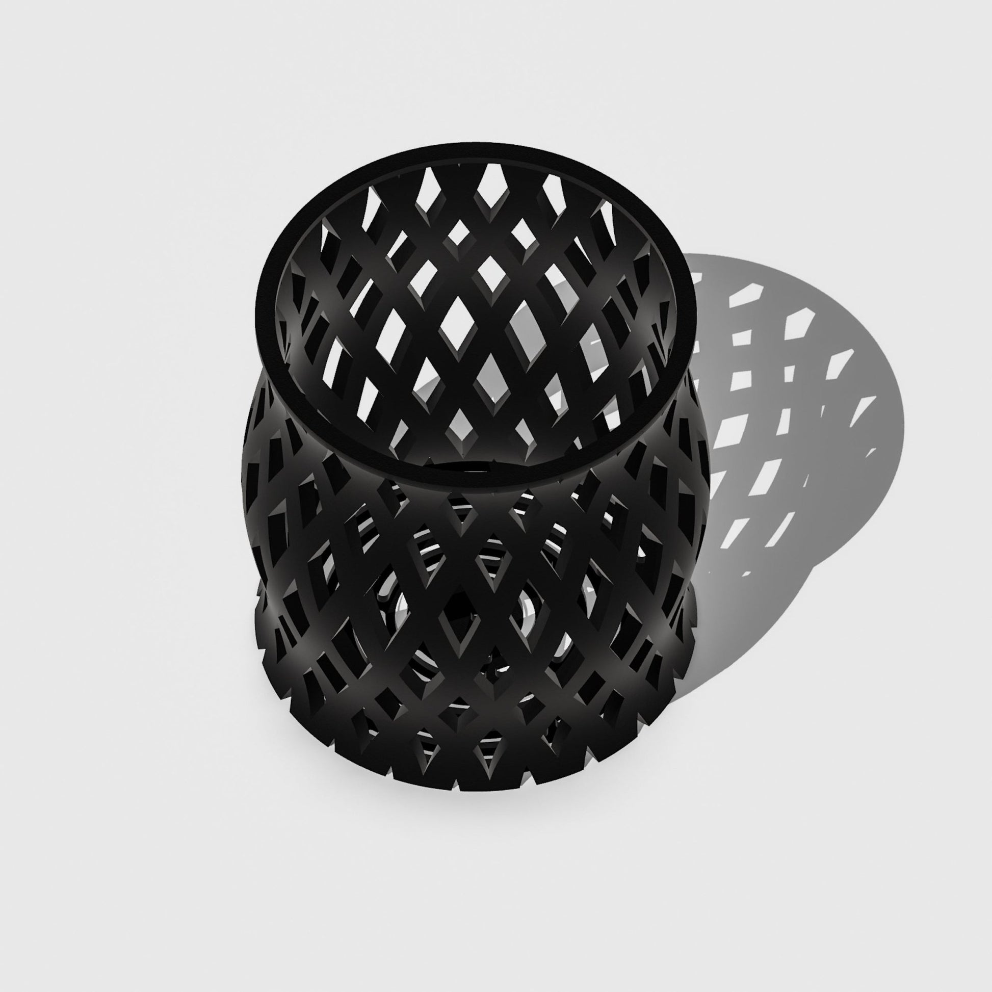 Unique Orchid Pot, Plant Pot with Drainage and Saucer, 3D Printed Planter, Use Leca & Aroid Mixes, Matte Beige, Lightweight, Philodendron "CAPRICIOUS" - Rosebud HomeGoods Black 4 inch Without Drip Tray MODERN HOME GOOD