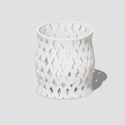 Unique Orchid Pot, Plant Pot with Drainage and Saucer, 3D Printed Planter, Use Leca & Aroid Mixes, Matte Beige, Lightweight, Philodendron "CAPRICIOUS" - Rosebud HomeGoods Terracotta 4 inch Without Drip Tray MODERN HOME GOOD