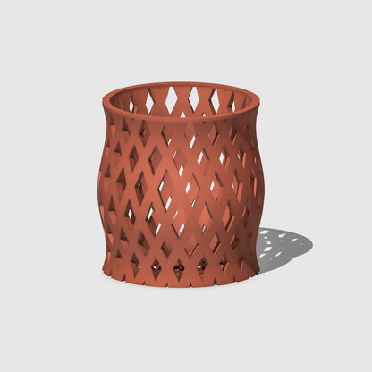 Unique Orchid Pot, Plant Pot with Drainage and Saucer, 3D Printed Planter, Use Leca & Aroid Mixes, Matte Beige, Lightweight, Philodendron "CAPRICIOUS" - Rosebud HomeGoods Terracotta 4 inch Without Drip Tray MODERN HOME GOOD